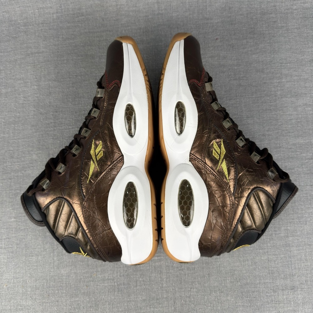 Villa x Reebok Question Mid Shoes Mens 10.5 Liberty bell Metallic Basketball AI - Picture 7 of 13